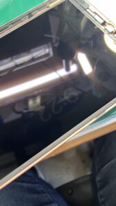 iPad 7 バックライト不良 画面表示