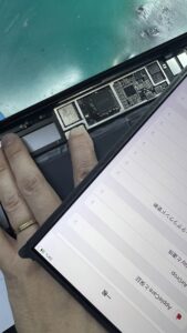 iPad 7 CPUリボール後 データ復旧成功