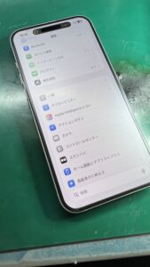 iPhone 16 Plus 修理後 起動確認