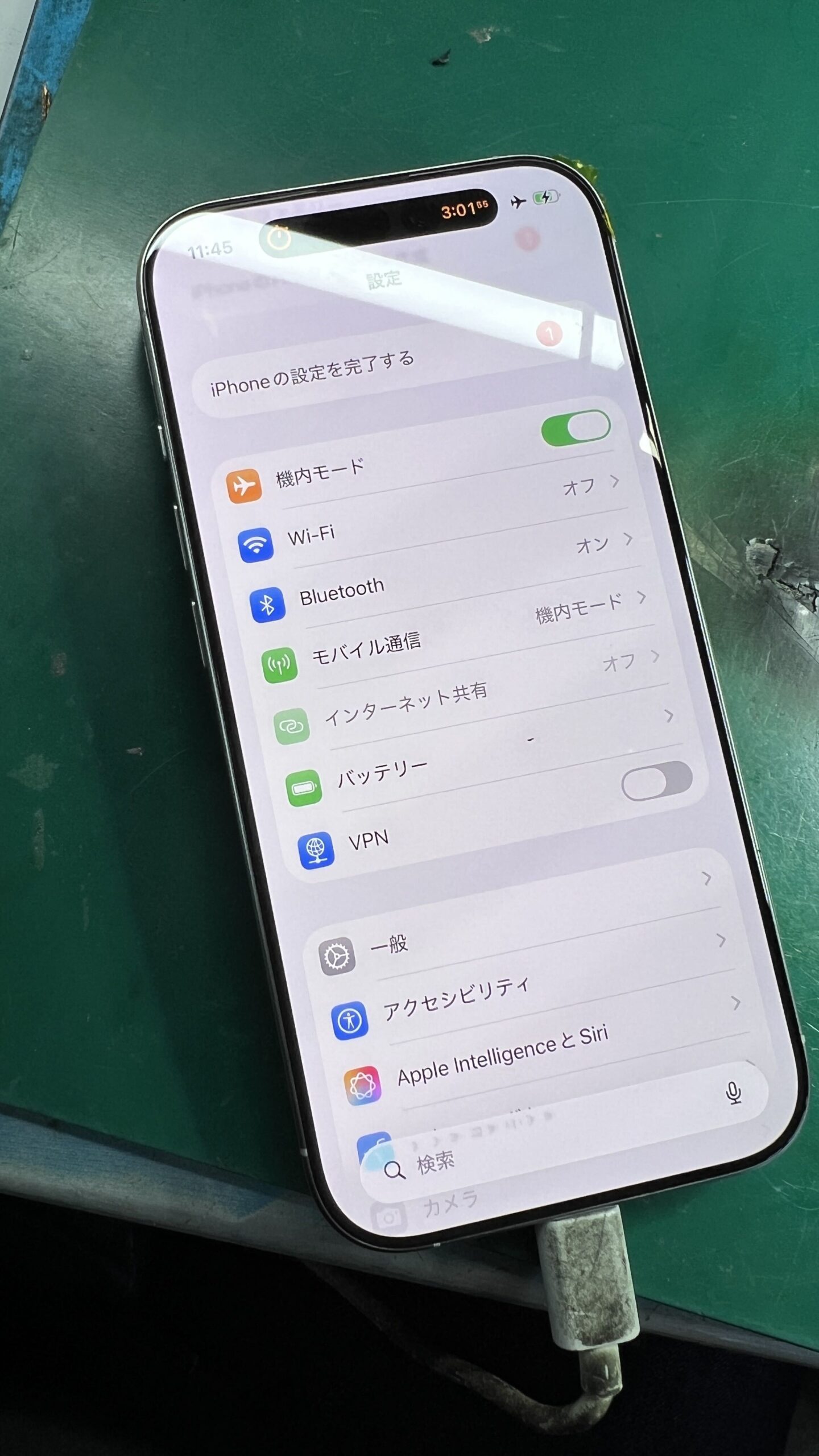 iPhone 16 Pro データ復旧後 起動確認