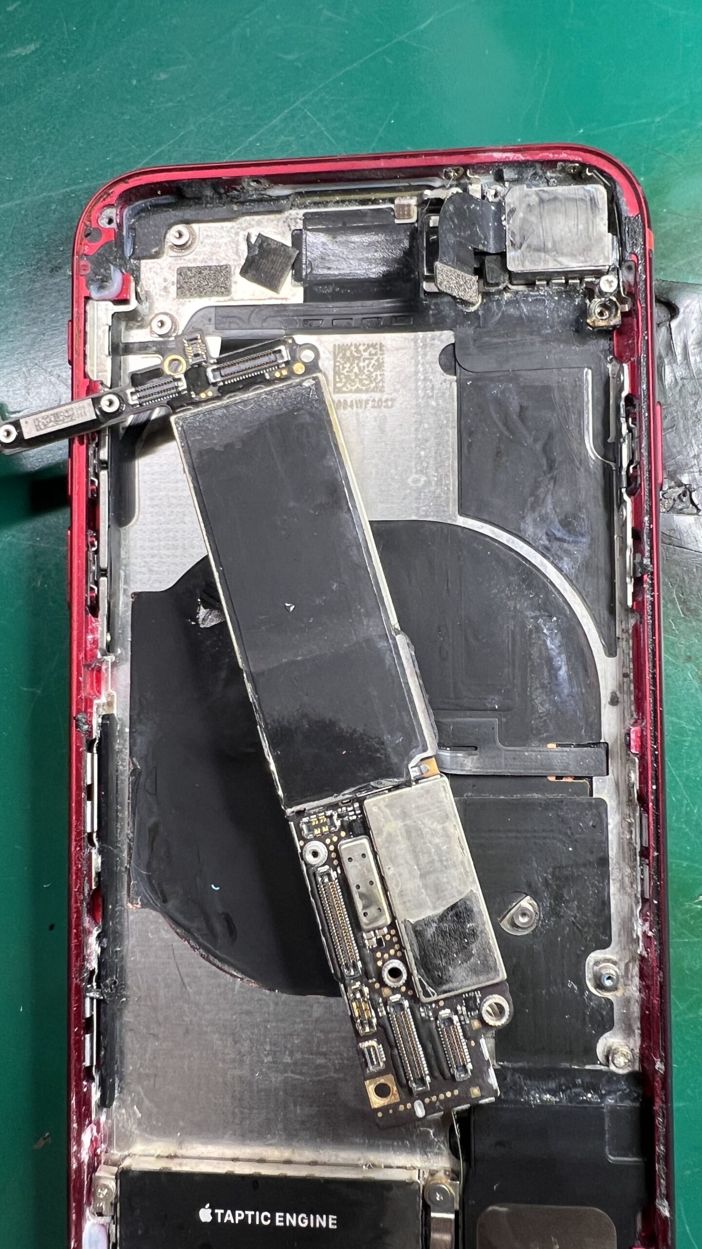 iPhone SE3 水没 基板取り外し状態
