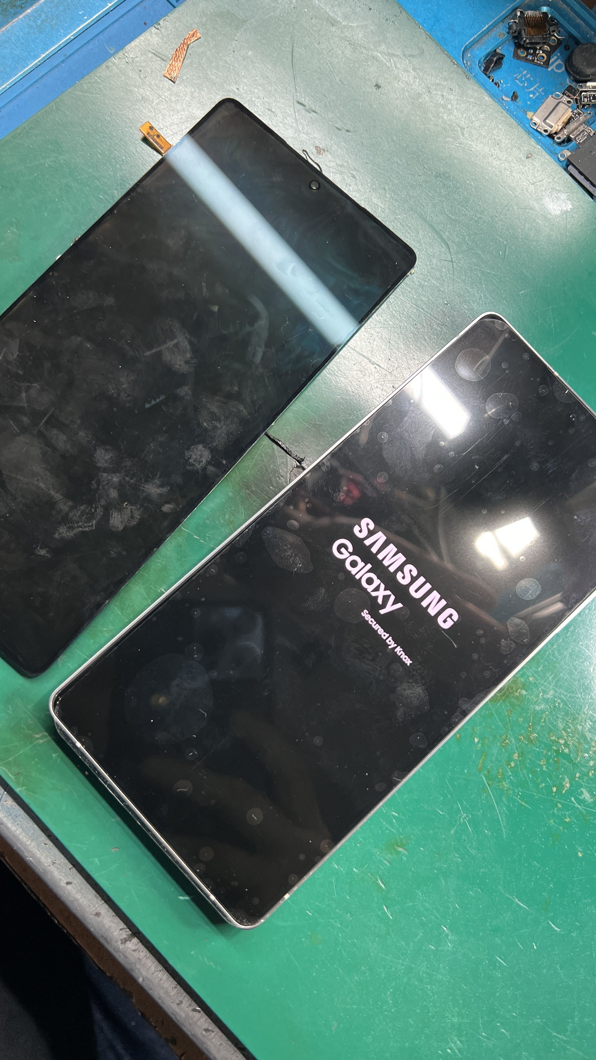 Galaxy S25 Ultra 水没修理 画面交換 起動確認